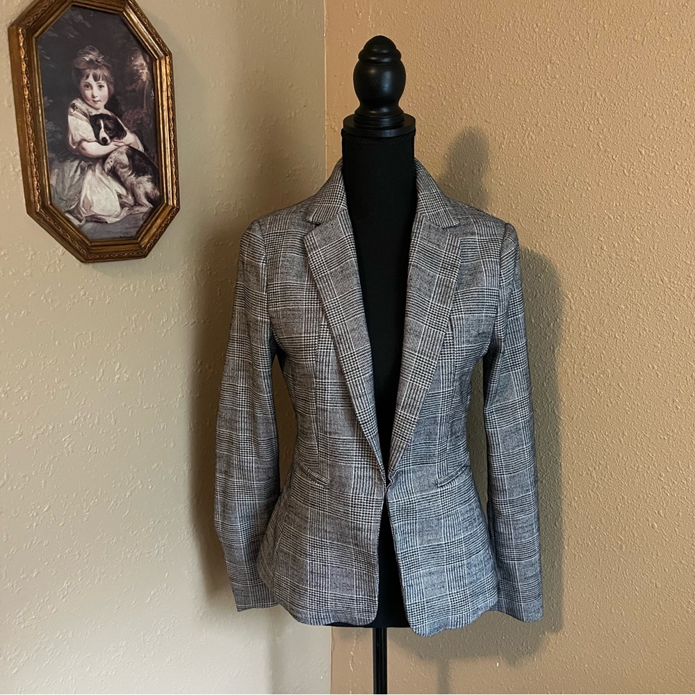 Gray Tweed Blazer